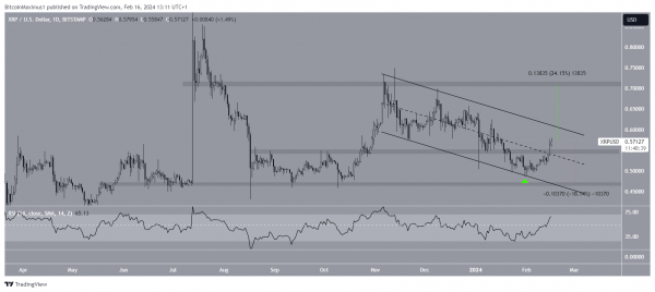 Цена Ripple (XRP) может вырасти еще на 25% в феврале